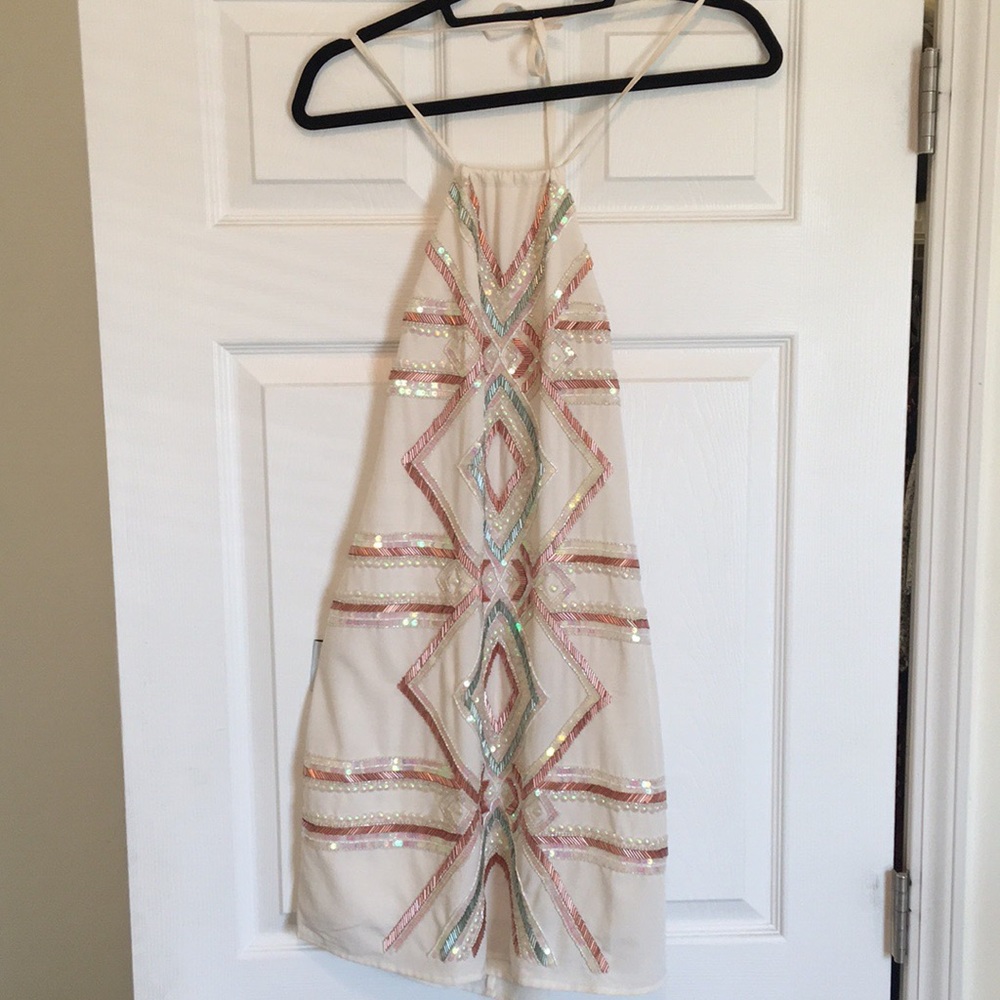 NBD x NAVEN Twin Hopeless Halter Dress